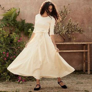 DOEN  Julep Skirt in nutmilk